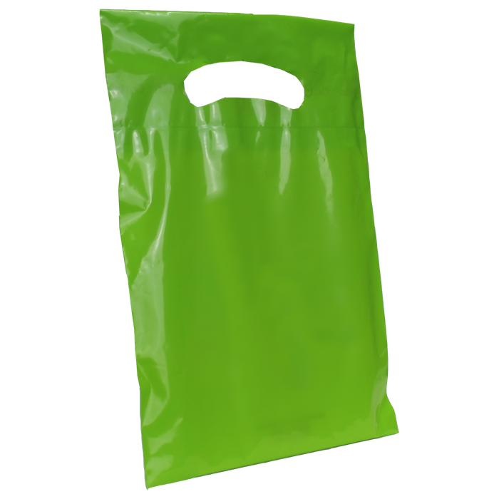 Extra Small Eco-friendly Die Cut Plastic Bag   Plastic Bags   Holden Bags