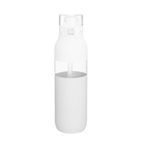 Snow Flip Cap Water Bottle with Straw Thumb